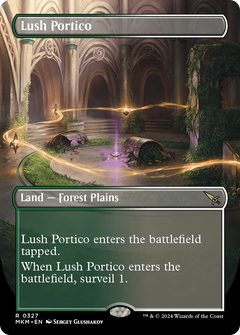 Lush Portico (Borderless) (327) [Murders at Karlov Manor] foil - Deck Out Gaming