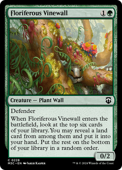 Floriferous Vinewall (228) [Modern Horizons 3 Commander] - Deck Out Gaming