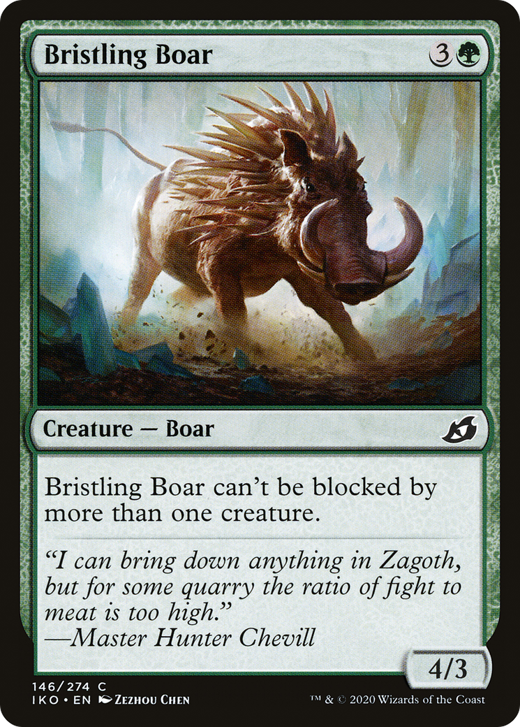 Bristling Boar (146) [Ikoria: Lair of Behemoths] - Deck Out Gaming