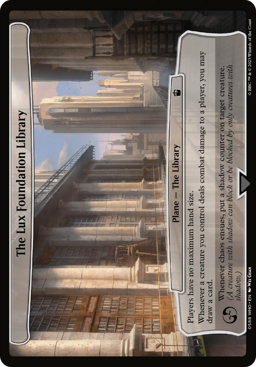 The Lux Foundation Library (588) [Doctor Who] - Deck Out Gaming