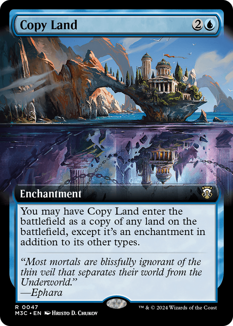 Copy Land (Extended Art) (47) [Modern Horizons 3 Commander] - Deck Out Gaming
