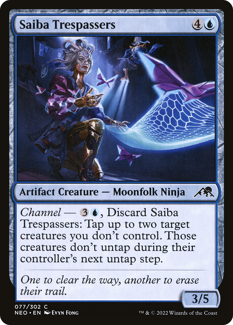 Saiba Trespassers (77) [Kamigawa: Neon Dynasty] - Deck Out Gaming