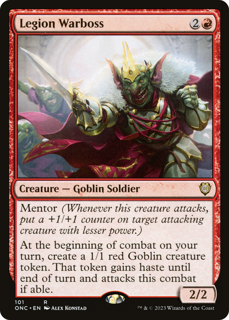 Legion Warboss (101) [Phyrexia: All Will Be One Commander] - Deck Out Gaming