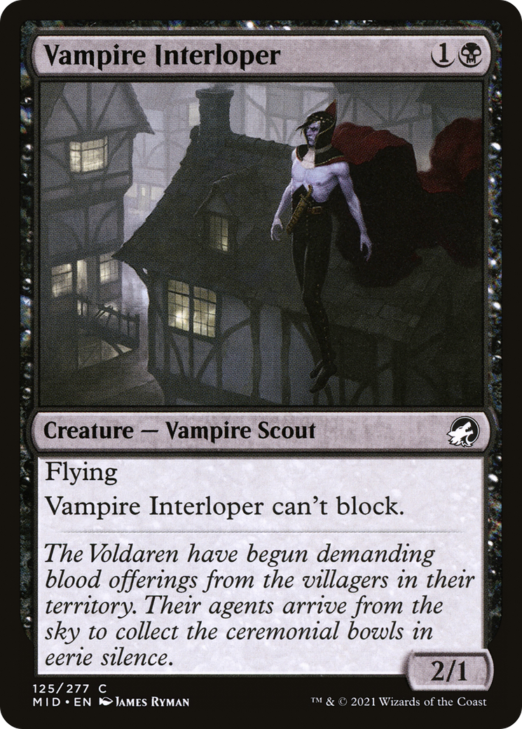 Vampire Interloper (125) [Innistrad: Midnight Hunt] - Deck Out Gaming