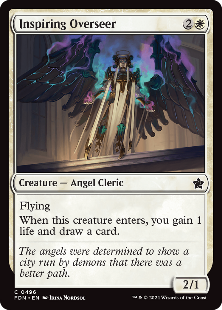 Inspiring Overseer (496) [Foundations] - Deck Out Gaming