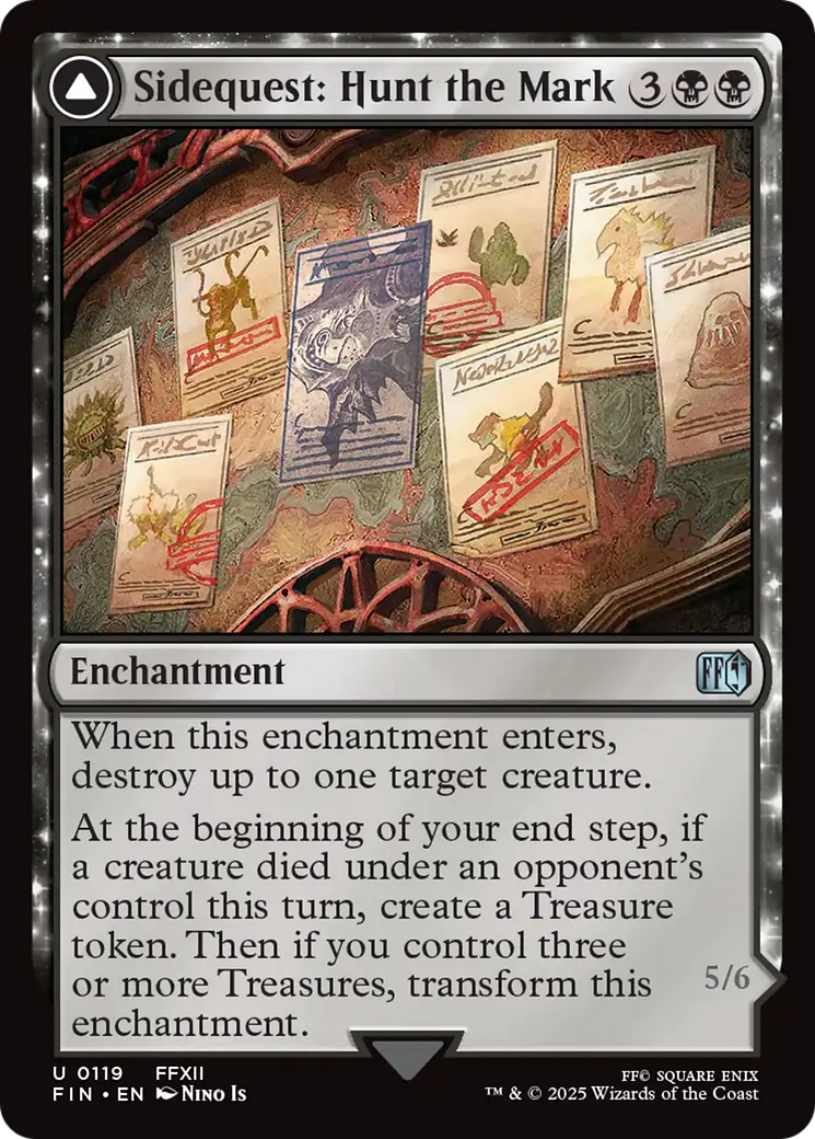 Sidequest: Hunt the Mark // Yiazmat, Ultimate Mark (119) [FINAL FANTASY] foil - Deck Out Gaming