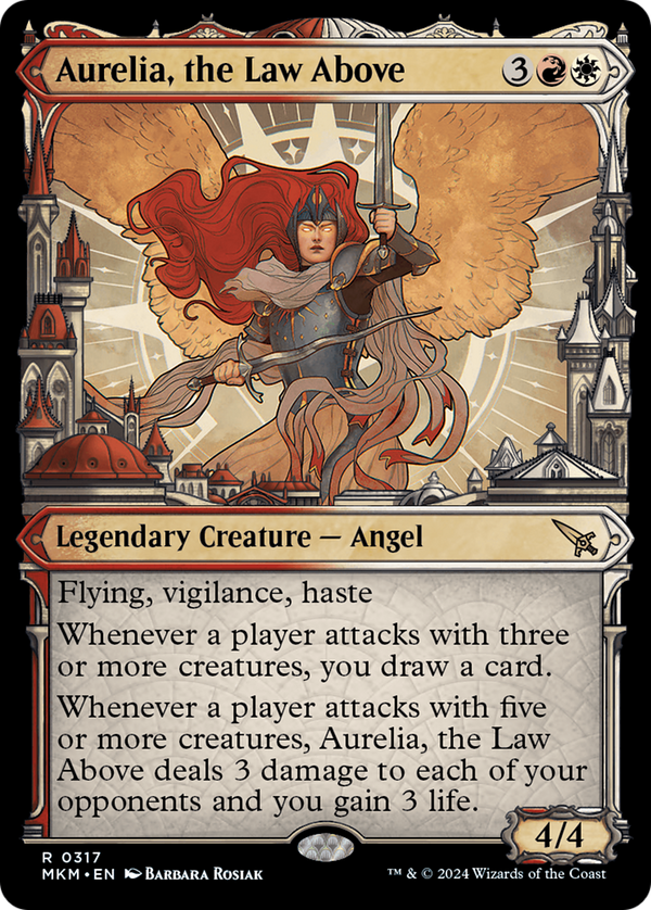 Aurelia, the Law Above (Showcase) (0317) (317) [Murders at Karlov Manor] foil - Deck Out Gaming