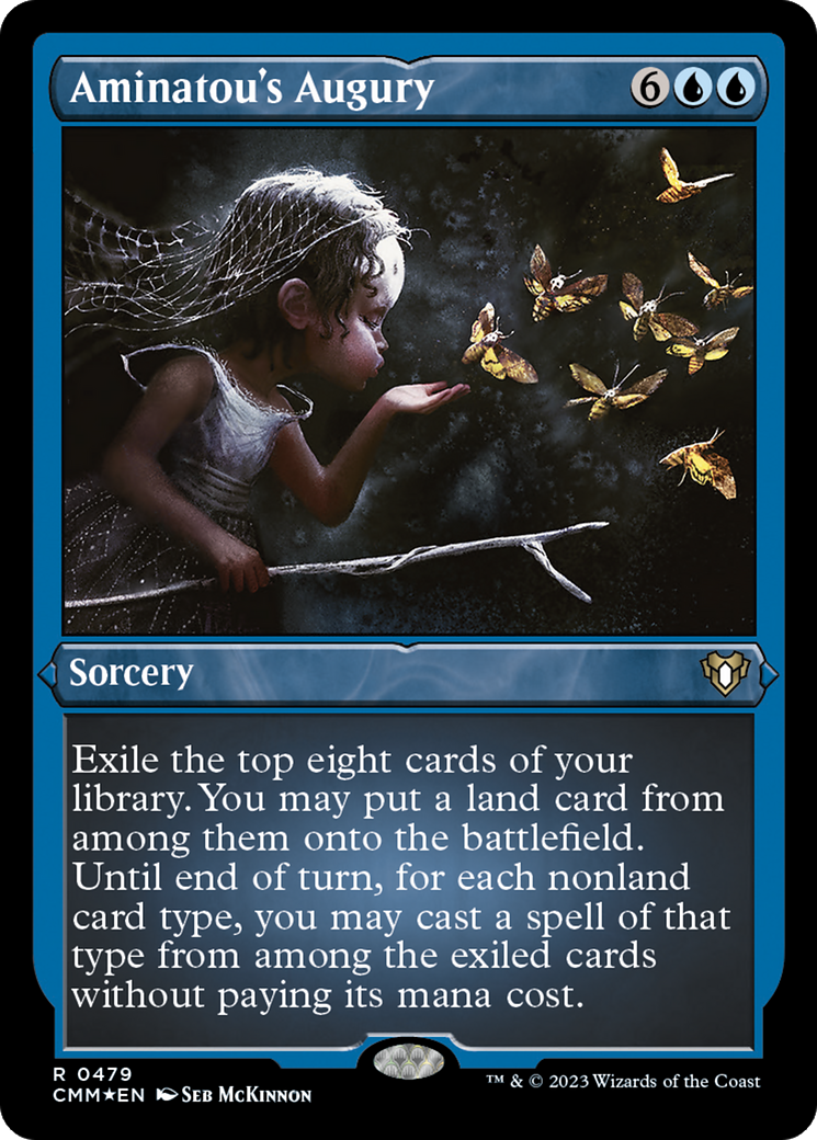 Aminatou's Augury (Foil Etched) (479) [Commander Masters] foil - Deck Out Gaming