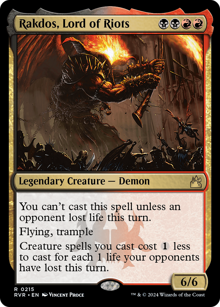 Rakdos, Lord of Riots (215) [Ravnica Remastered] - Deck Out Gaming