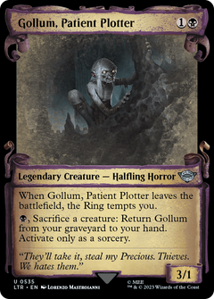 Gollum, Patient Plotter (Showcase Scrolls) (535) [The Lord of the Rings: Tales of Middle-earth] - Deck Out Gaming