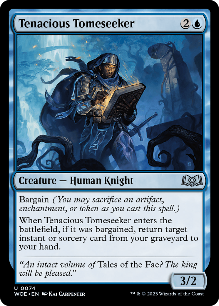 Tenacious Tomeseeker (74) [Wilds of Eldraine] foil - Deck Out Gaming