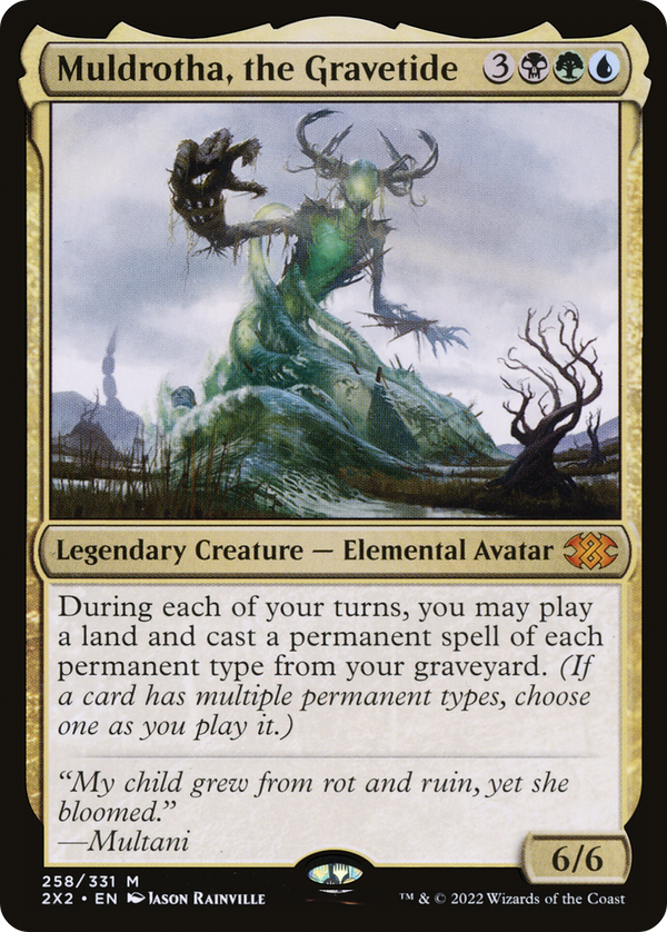 Muldrotha, the Gravetide (258) [Double Masters 2022] foil - Deck Out Gaming