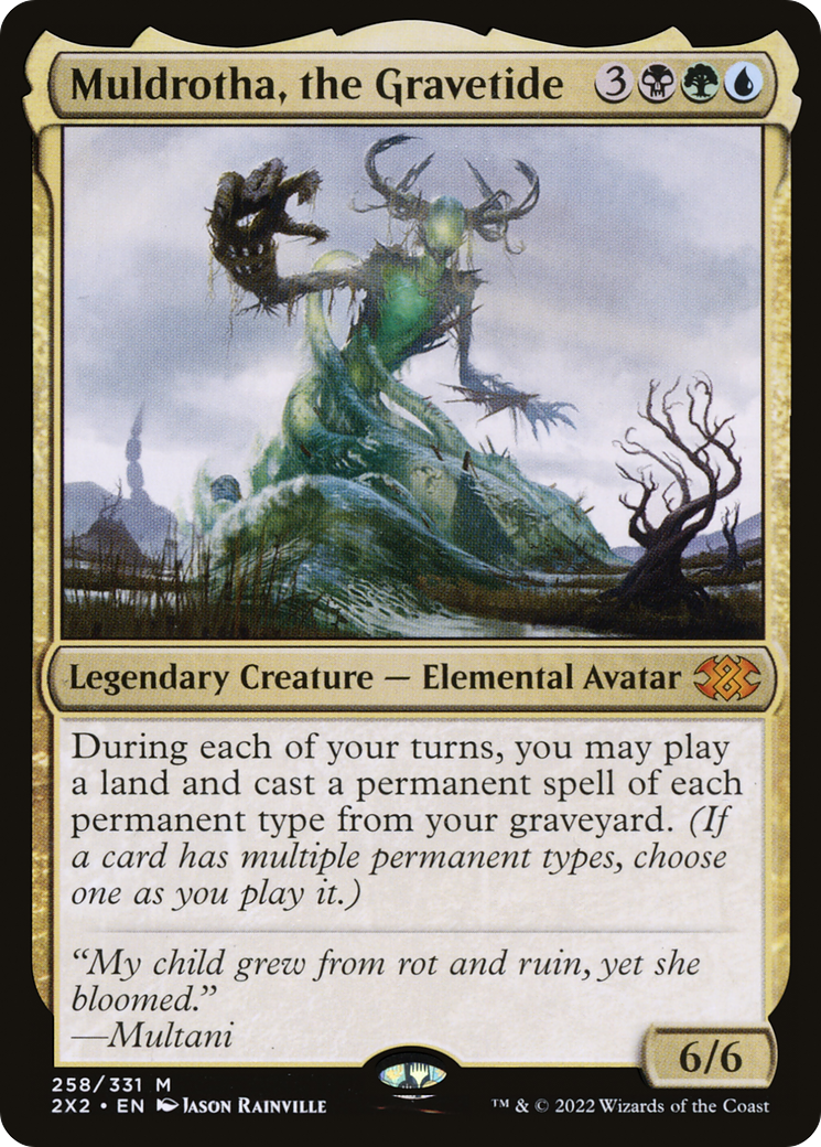 Muldrotha, the Gravetide (258) [Double Masters 2022] - Deck Out Gaming