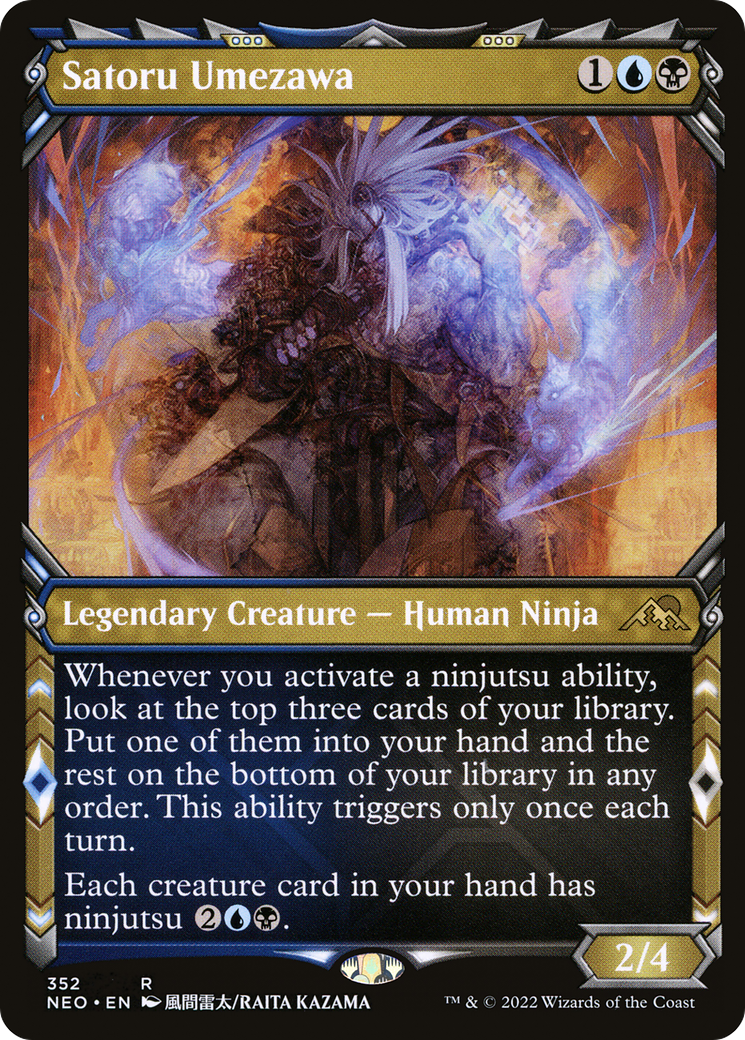 Satoru Umezawa (Showcase) (352) [Kamigawa: Neon Dynasty] - Deck Out Gaming