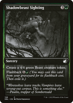 Shadowbeast Sighting (198) [Innistrad: Double Feature] - Deck Out Gaming