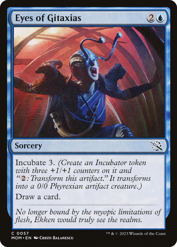 Eyes of Gitaxias (57) [March of the Machine] - Deck Out Gaming