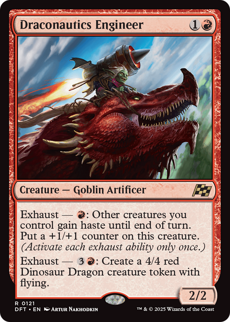 Draconautics Engineer (121) [Aetherdrift] foil - Deck Out Gaming