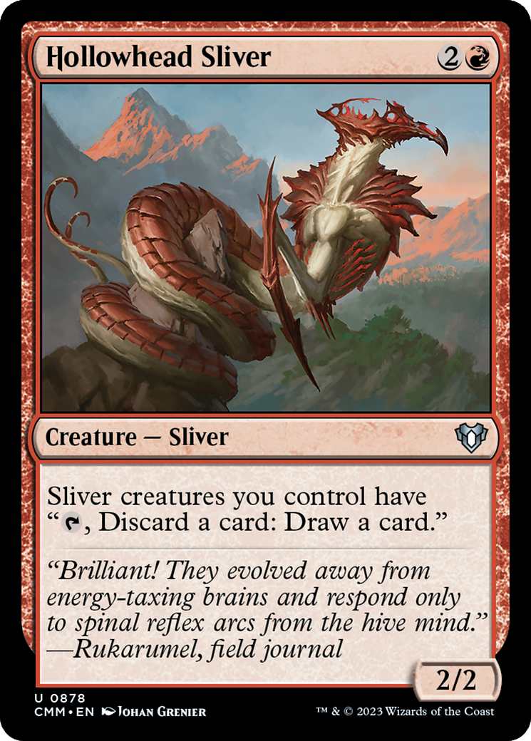 Hollowhead Sliver (878) [Commander Masters] - Deck Out Gaming