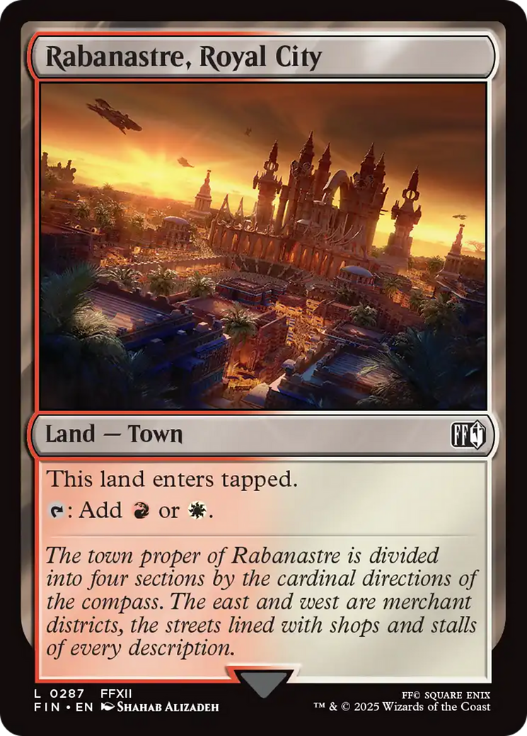 Rabanastre, Royal City (287) [FINAL FANTASY] foil - Deck Out Gaming