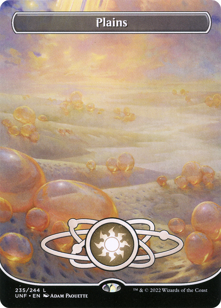 Plains (235) (Borderless) (235) [Unfinity] - Deck Out Gaming
