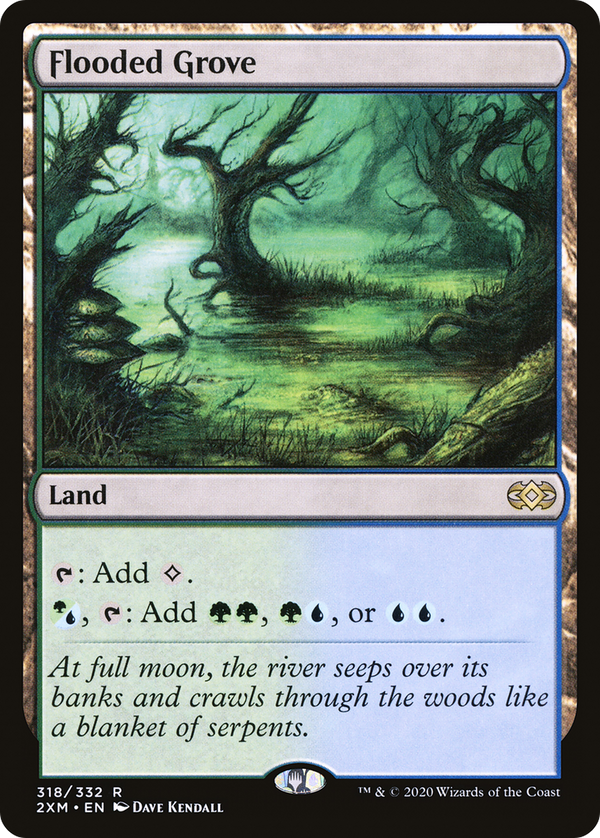 Flooded Grove (318) [Double Masters] - Deck Out Gaming