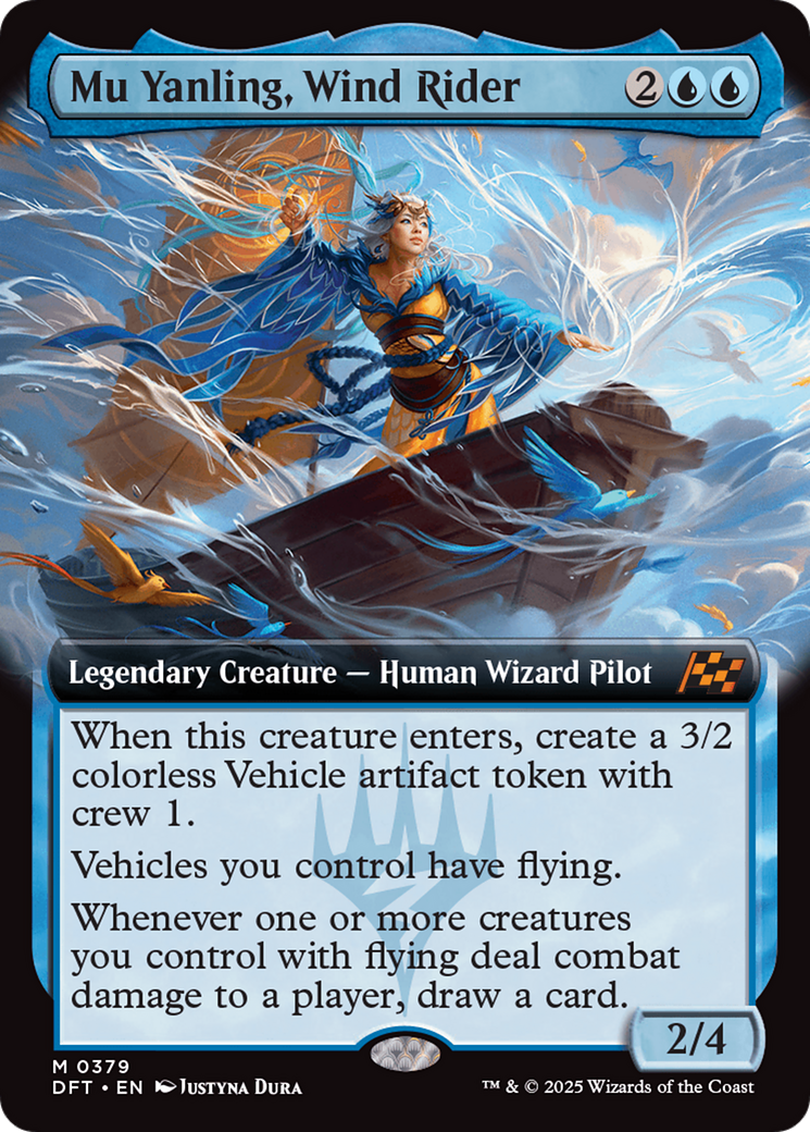 Mu Yanling, Wind Rider (Extended Art) (379) [Aetherdrift] - Deck Out Gaming