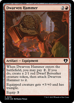 Dwarven Hammer (219) [Commander Masters] - Deck Out Gaming