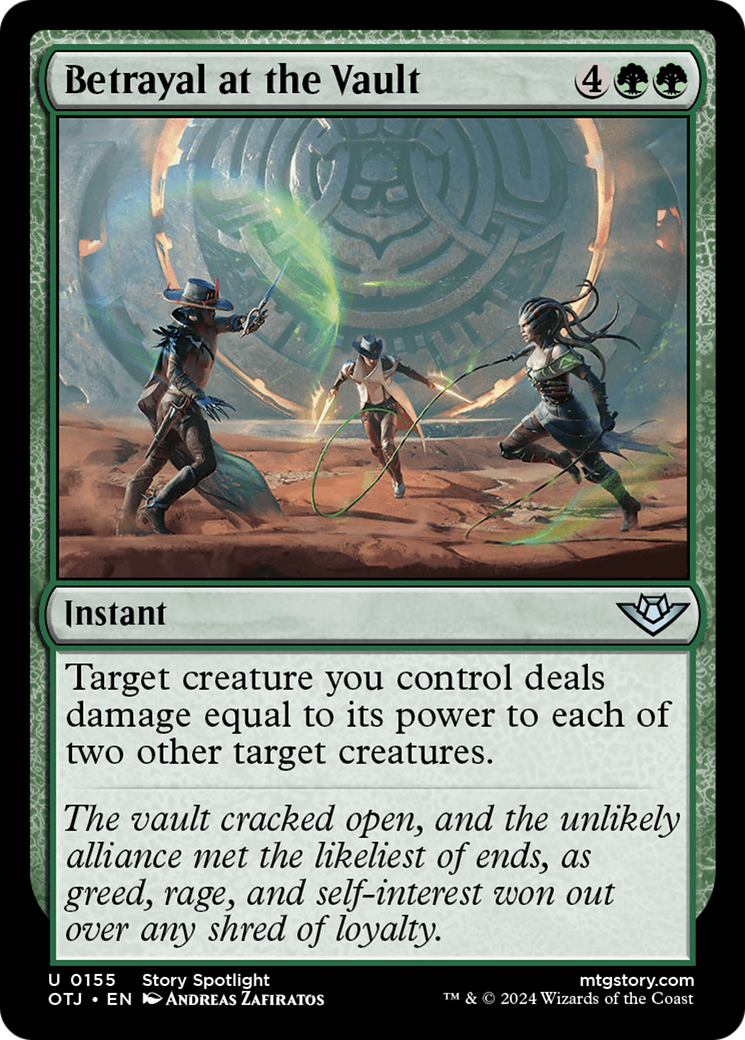 Betrayal at the Vault (155) [Outlaws of Thunder Junction] foil - Deck Out Gaming
