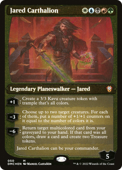 Jared Carthalion (50) [Dominaria United Commander] etched - Deck Out Gaming