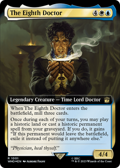 The Eighth Doctor (Extended Art) (Surge Foil) (1001) [Doctor Who] foil - Deck Out Gaming