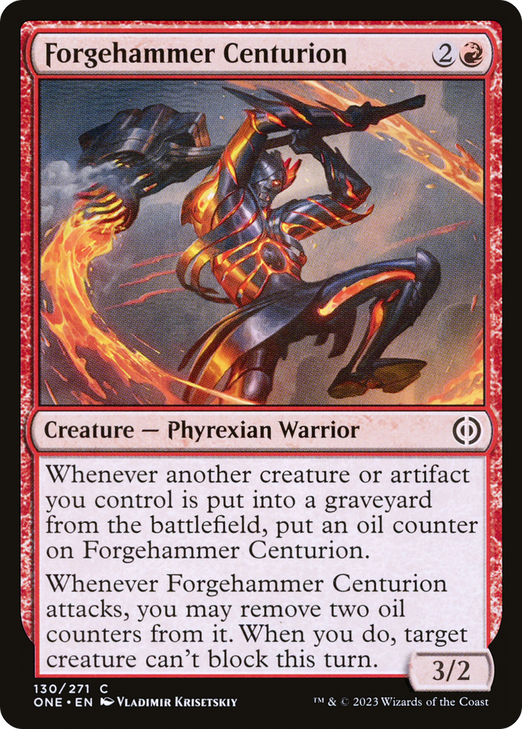 Forgehammer Centurion (130) [Phyrexia: All Will Be One] foil - Deck Out Gaming