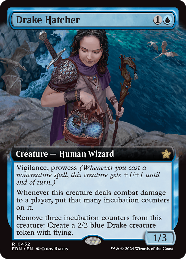 Drake Hatcher (Extended Art) (452) [Foundations] - Deck Out Gaming