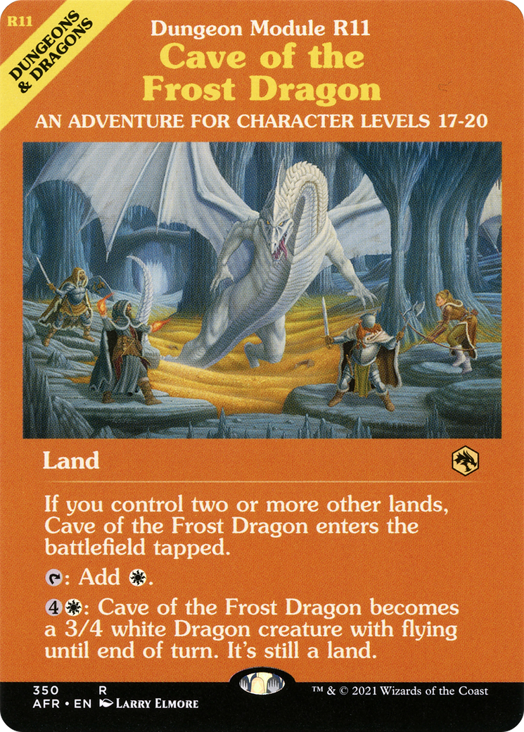 Cave of the Frost Dragon (Dungeon Module) (350) [Adventures in the Forgotten Realms] - Deck Out Gaming