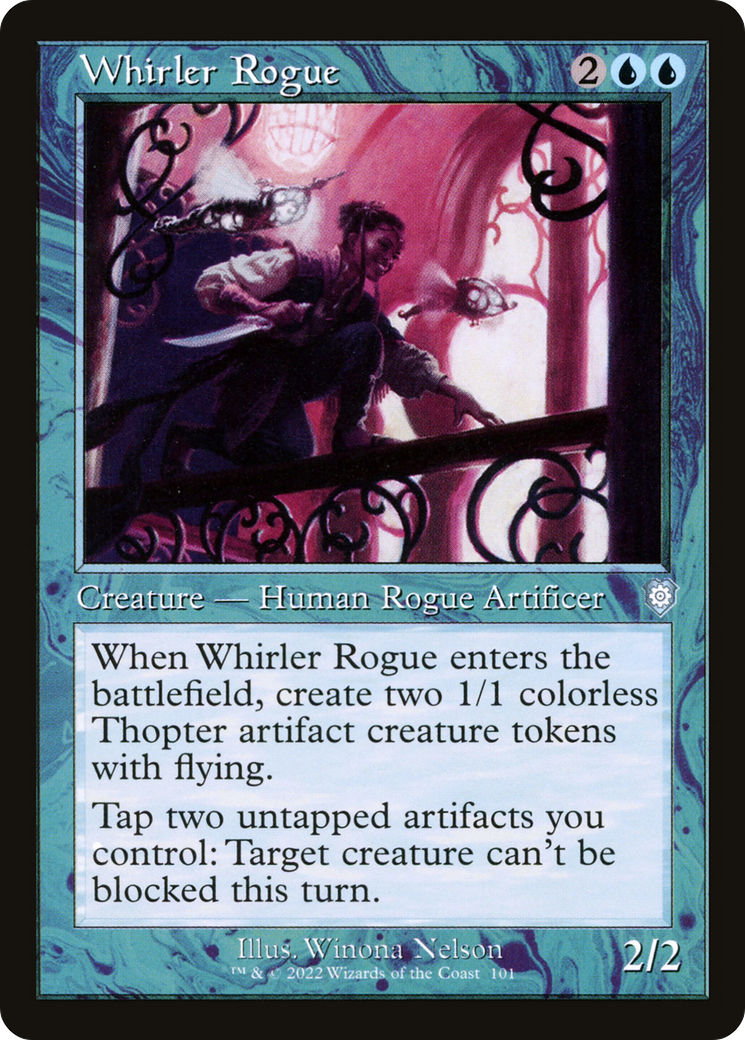 Whirler Rogue (Retro Frame) (101) [Commander: The Brothers' War] - Deck Out Gaming