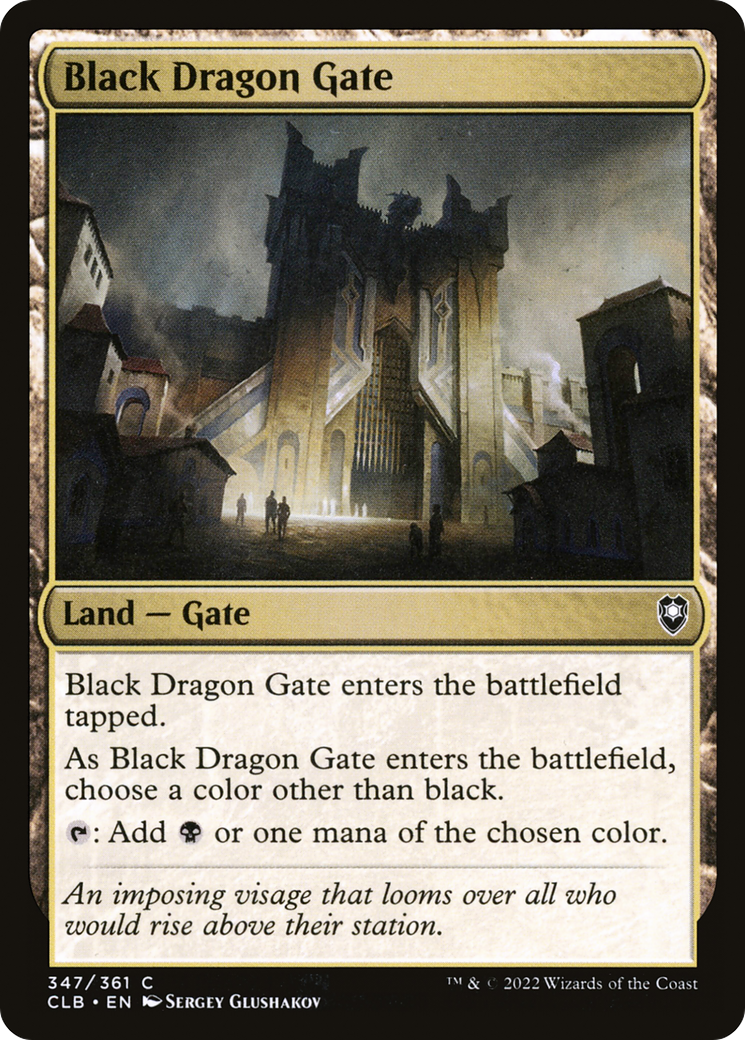 Black Dragon Gate (347) [Commander Legends: Battle for Baldur's Gate] - Deck Out Gaming