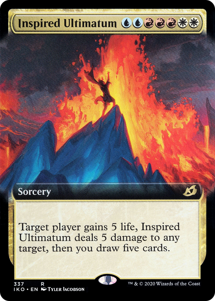 Inspired Ultimatum (Extended Art) (337) [Ikoria: Lair of Behemoths] - Deck Out Gaming