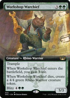 Workshop Warchief (Extended Art) (432) [Streets of New Capenna] - Deck Out Gaming