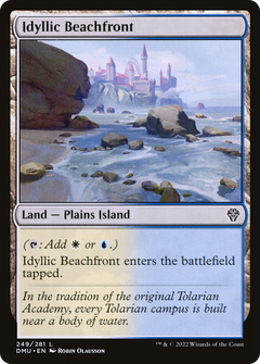 Idyllic Beachfront (249) [Dominaria United] foil - Deck Out Gaming