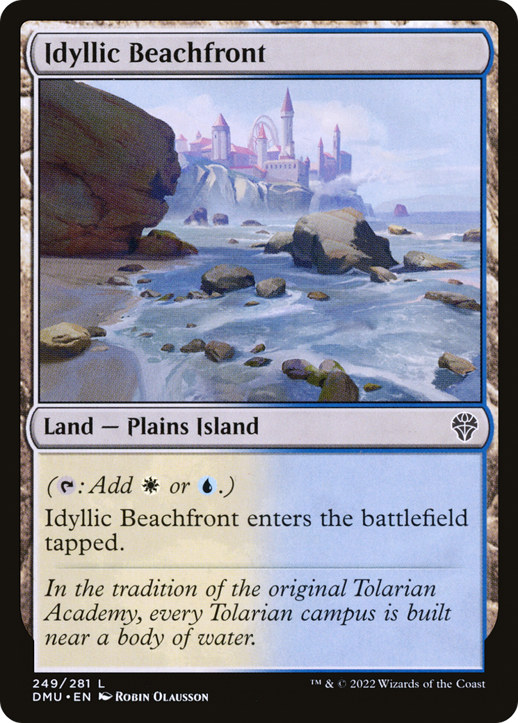 Idyllic Beachfront (249) [Dominaria United] foil - Deck Out Gaming