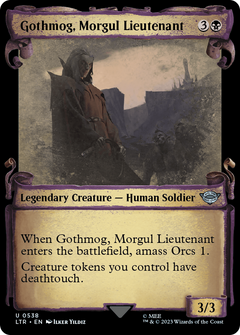Gothmog, Morgul Lieutenant (Showcase Scrolls) (538) [The Lord of the Rings: Tales of Middle-earth] - Deck Out Gaming