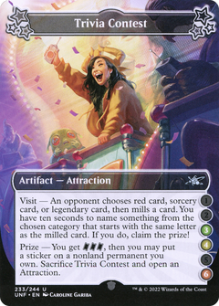 Trivia Contest (3-4-6) (233) [Unfinity] - Deck Out Gaming