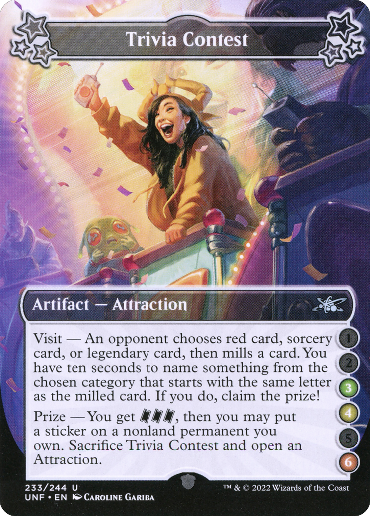 Trivia Contest (3-4-6) (233) [Unfinity] foil - Deck Out Gaming