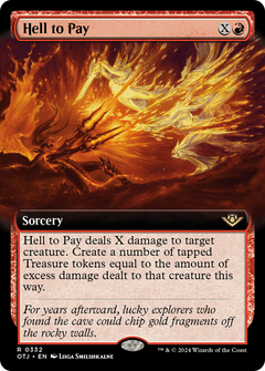 Hell to Pay (Extended Art) (332) [Outlaws of Thunder Junction] - Deck Out Gaming