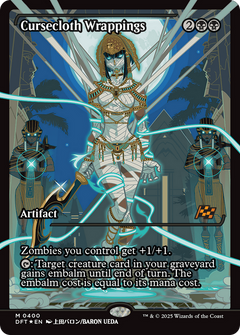 Cursecloth Wrappings (Showcase) (400) [Aetherdrift] foil - Deck Out Gaming