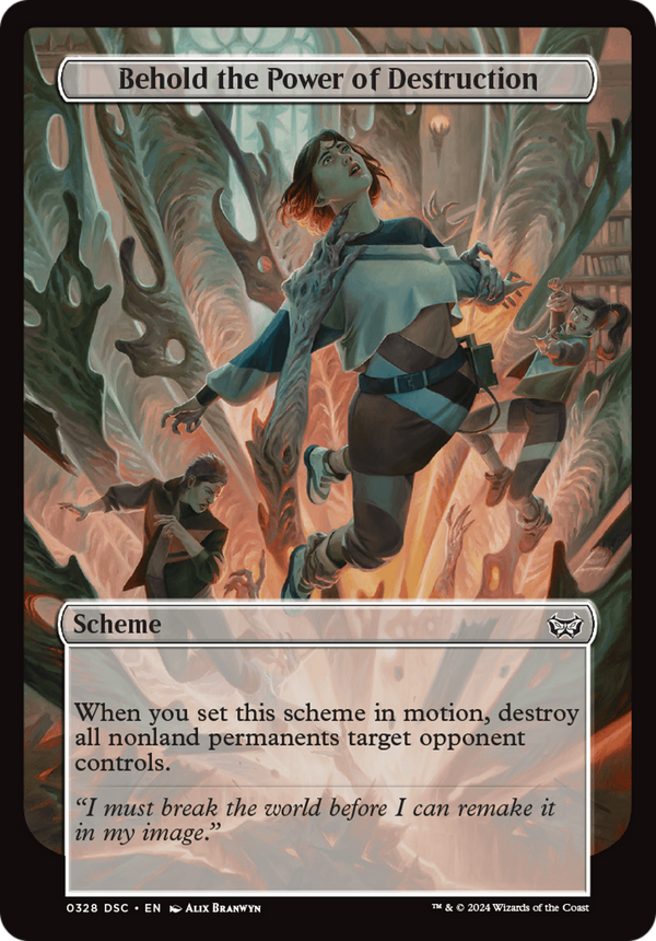 Behold the Power of Destruction (Full Art) (328) [Duskmourn: House of Horror Commander] - Deck Out Gaming