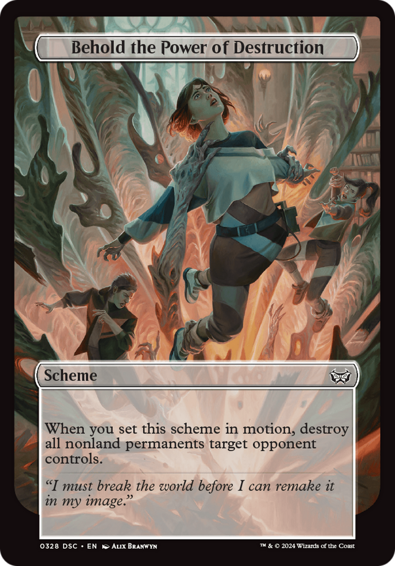 Behold the Power of Destruction (Full Art) (328) [Duskmourn: House of Horror Commander] - Deck Out Gaming