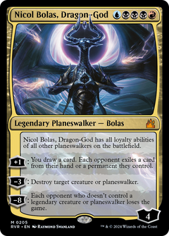 Nicol Bolas, Dragon-God (205) [Ravnica Remastered] foil - Deck Out Gaming