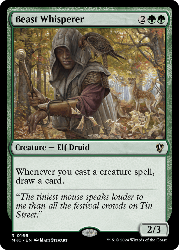 Beast Whisperer (166) [Murders at Karlov Manor Commander] - Deck Out Gaming