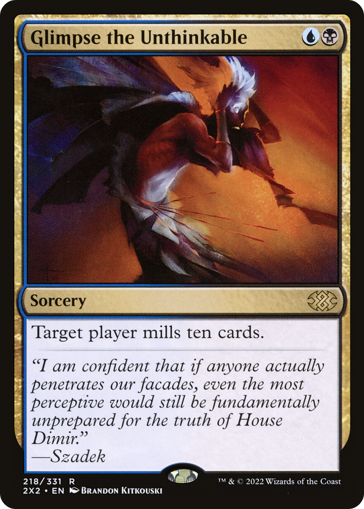 Glimpse the Unthinkable (218) [Double Masters 2022] - Deck Out Gaming
