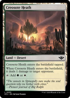 Creosote Heath (255) [Outlaws of Thunder Junction] foil - Deck Out Gaming